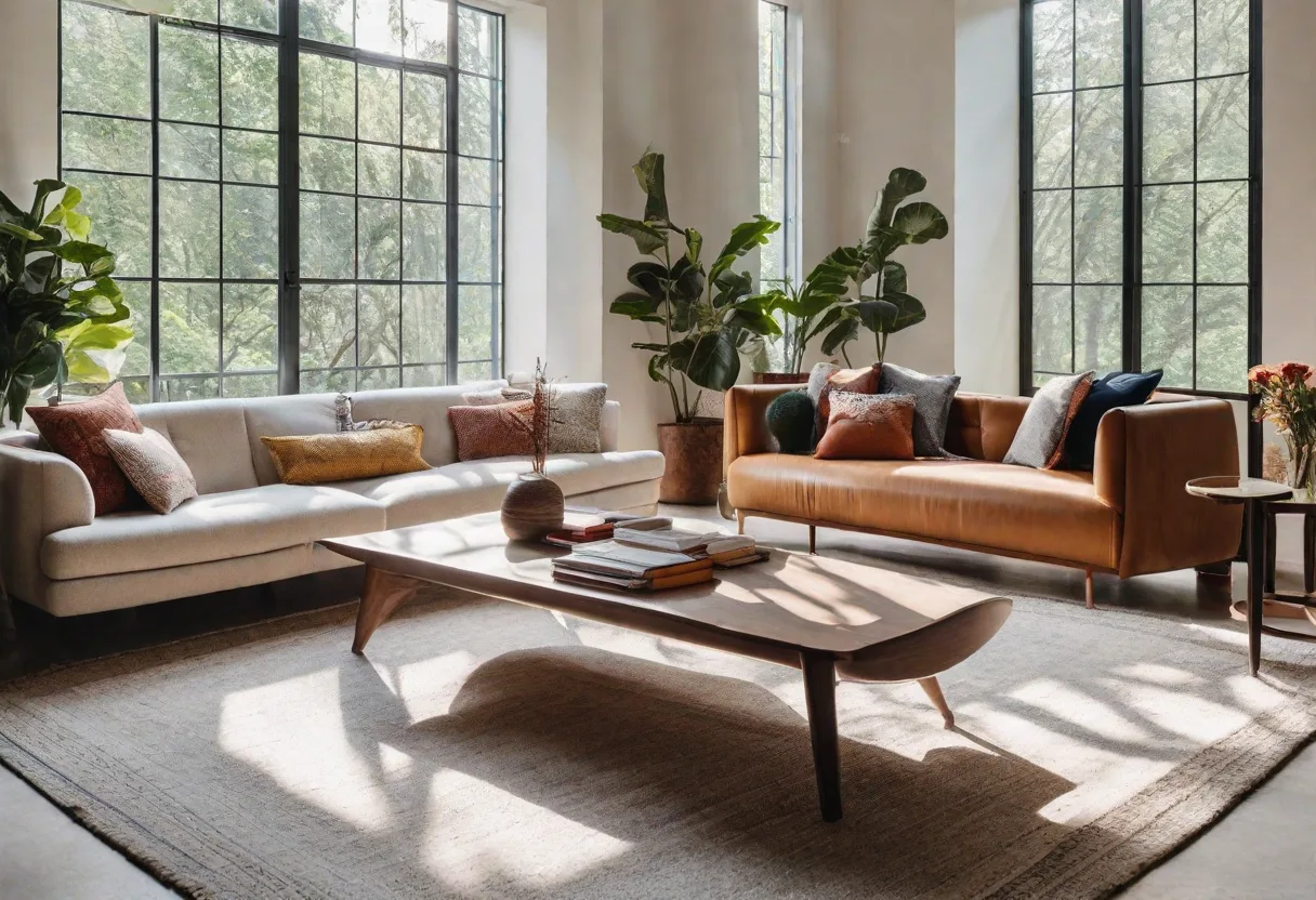 Mobilier moderne et fonctionnel pour un intérieur harmonieux