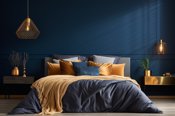 Déco chambre bleu nuit et doré : astuces et inspirations tendance