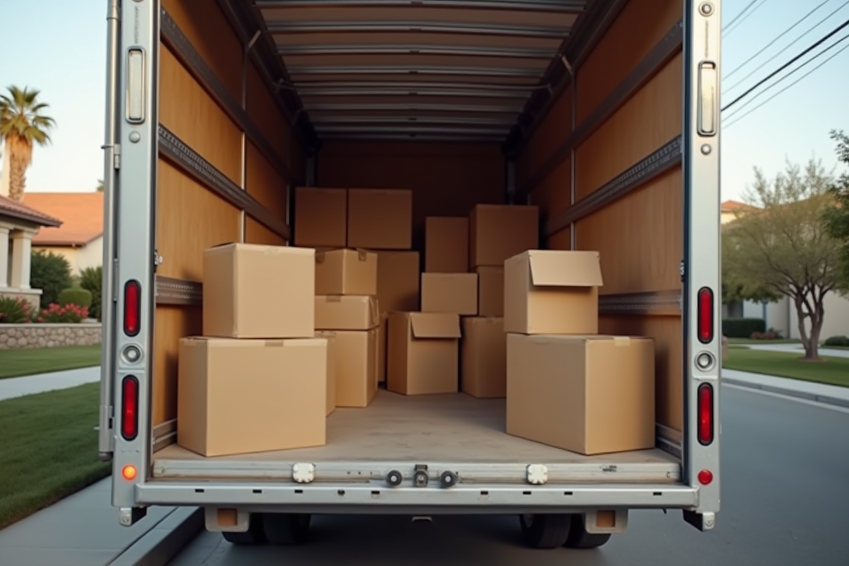 camion déménagement