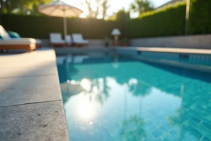 Margelles de piscine en différents matériaux et styles pour un choix esthétique
