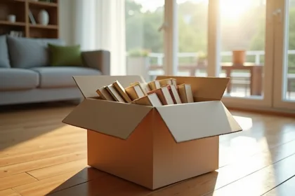 Conseils pour bien ranger des livres dans un carton