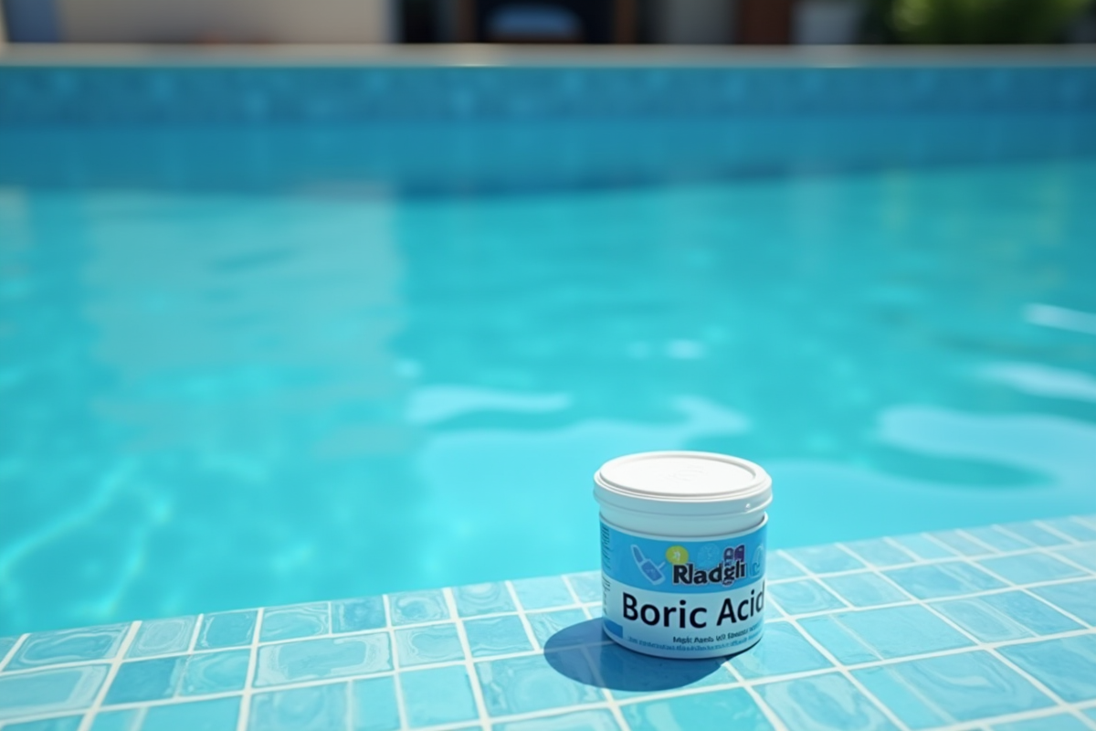 Acide borique dans les piscines : utilisation et avantages pour le traitement de l’eau