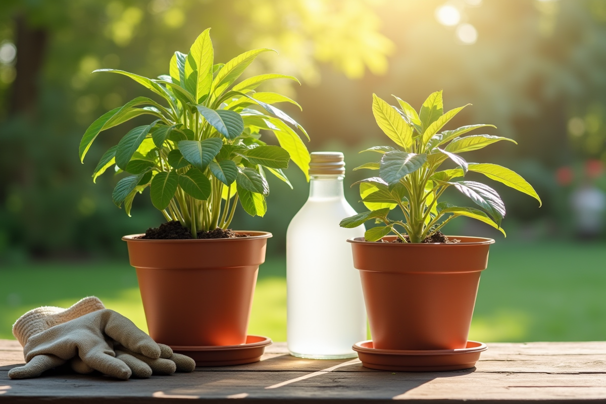vinaigre plantes