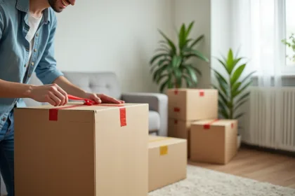 Conseils pour bien fermer des cartons lors d'un déménagement